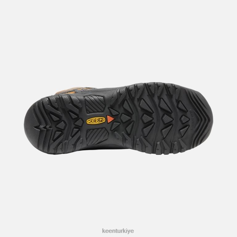Keen 8L2D2523 çocuklar büyük \' targhee su geçirmez bot koyu toprak-altın kahverengi