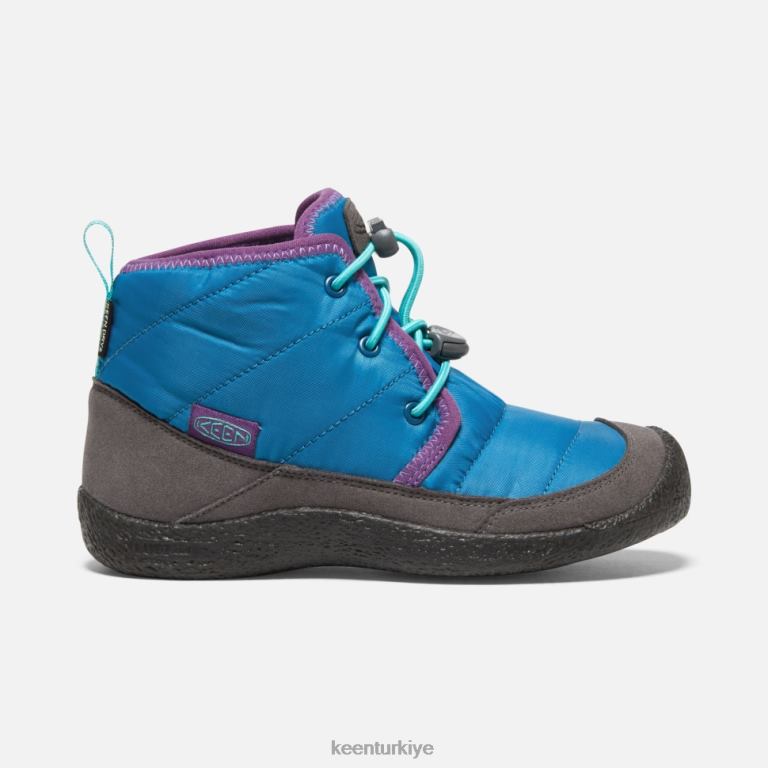Keen 8L2D2538 çocuklar big 'howser ii su geçirmez chukka mikonos mavi-atlantis