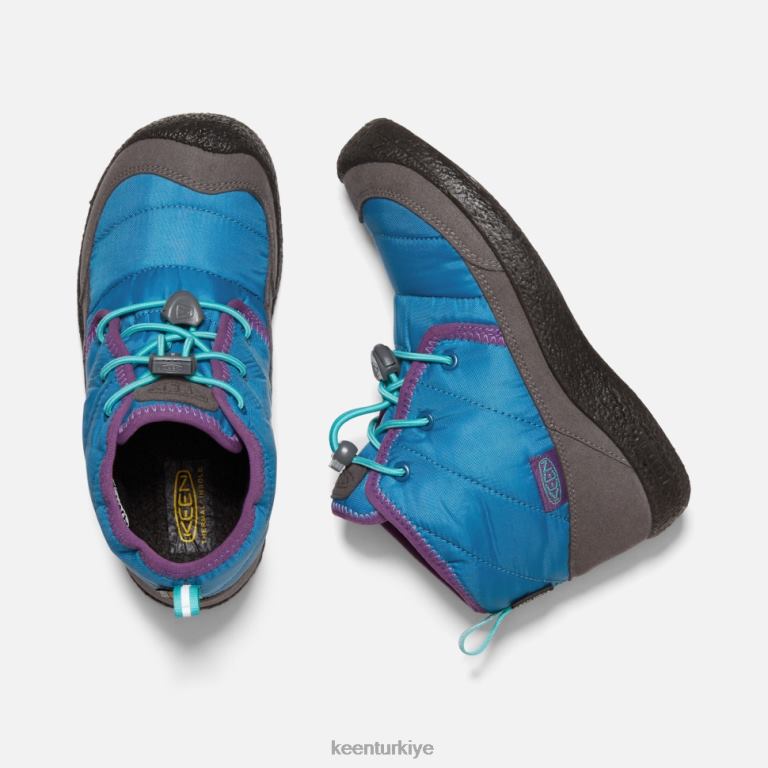 Keen 8L2D2538 çocuklar big \'howser ii su geçirmez chukka mikonos mavi-atlantis