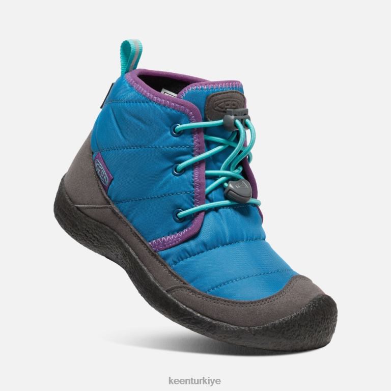 Keen 8L2D2538 çocuklar big \'howser ii su geçirmez chukka mikonos mavi-atlantis