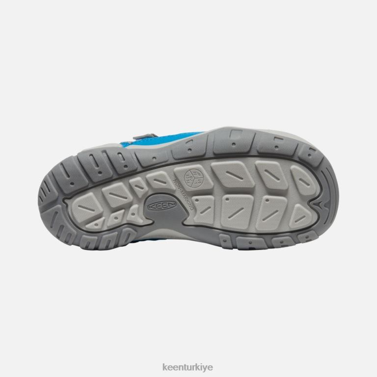 Keen 8L2D2566 çocuklar büyük \' knotch içi boş spor ayakkabı mavi gölge-mikonos mavisi