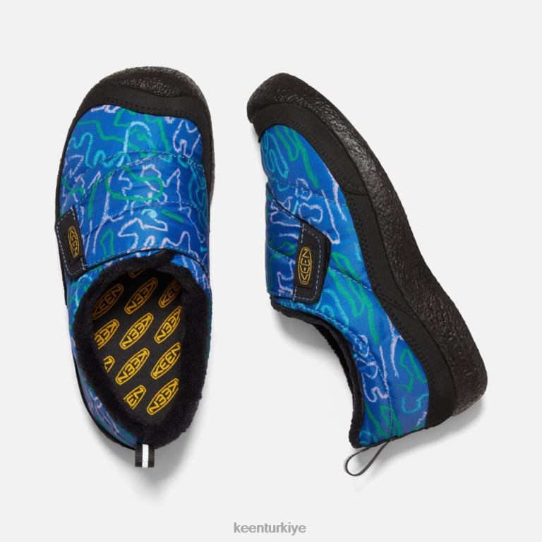 Keen 8L2D2567 çocuklar büyük \'howser şal\' baleine mavisi-çoklu