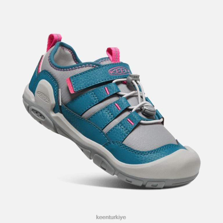 Keen 8L2D2576 çocuklar büyük \' knotch içi boş spor ayakkabı lejyon mavisi-çelik grisi