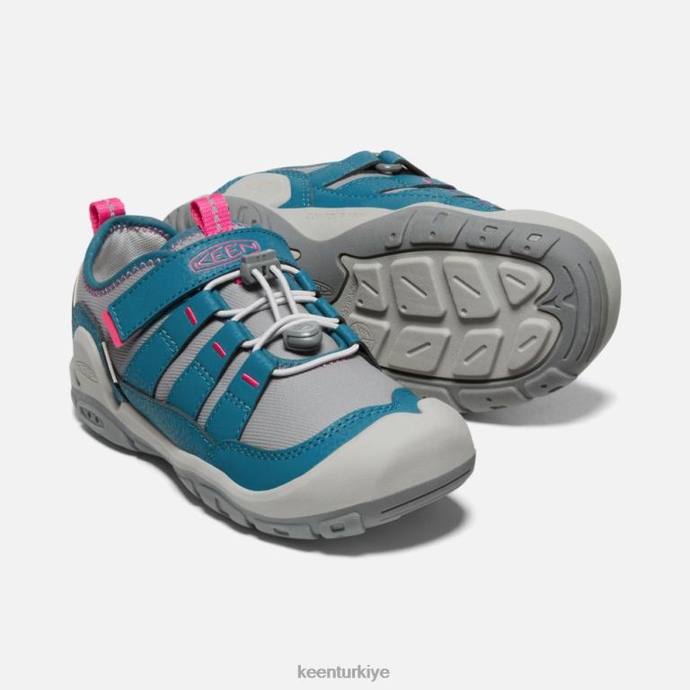 Keen 8L2D2576 çocuklar büyük \' knotch içi boş spor ayakkabı lejyon mavisi-çelik grisi