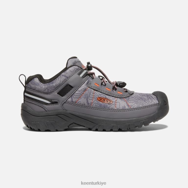 Keen 8L2D2601 çocuklar big' targhee spor havalandırma ayakkabısı mıknatıslı kızıl aynak