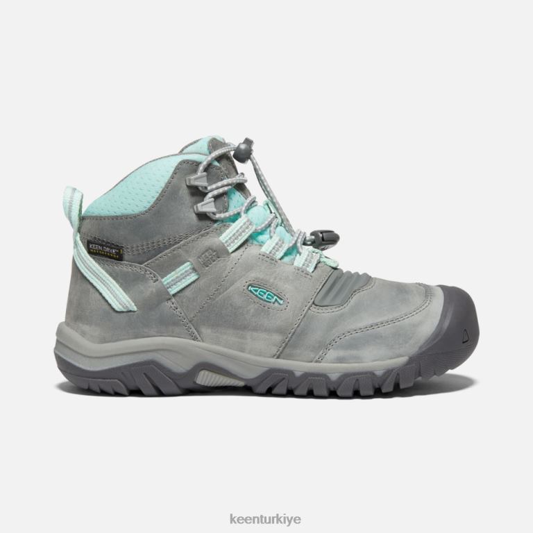 Keen 8L2D2608 çocuklar big' ridge esnek su geçirmez bot gri-mavi renk tonu