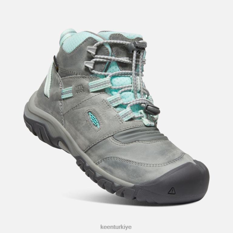 Keen 8L2D2608 çocuklar big\' ridge esnek su geçirmez bot gri-mavi renk tonu