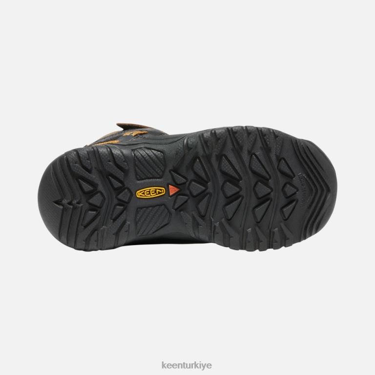 Keen 8L2D2534 çocuklar küçük \' targhee su geçirmez bot koyu toprak-altın kahverengi