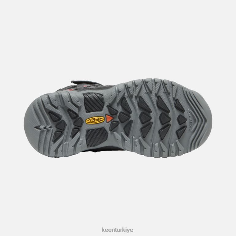 Keen 8L2D2537 çocuklar küçük \' targhee su geçirmez bot mavi geceler-kırmızı halı