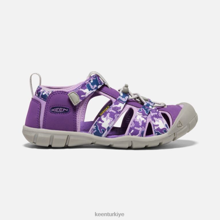 Keen 8L2D2582 çocuklar büyük 'seacamp ii cnx kamuflaj-tillandsia moru