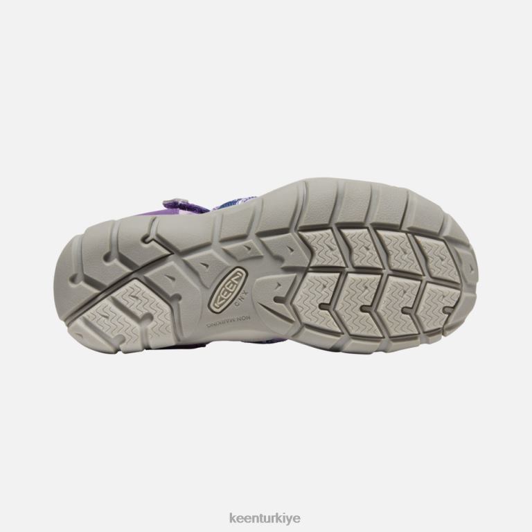 Keen 8L2D2582 çocuklar büyük \'seacamp ii cnx kamuflaj-tillandsia moru
