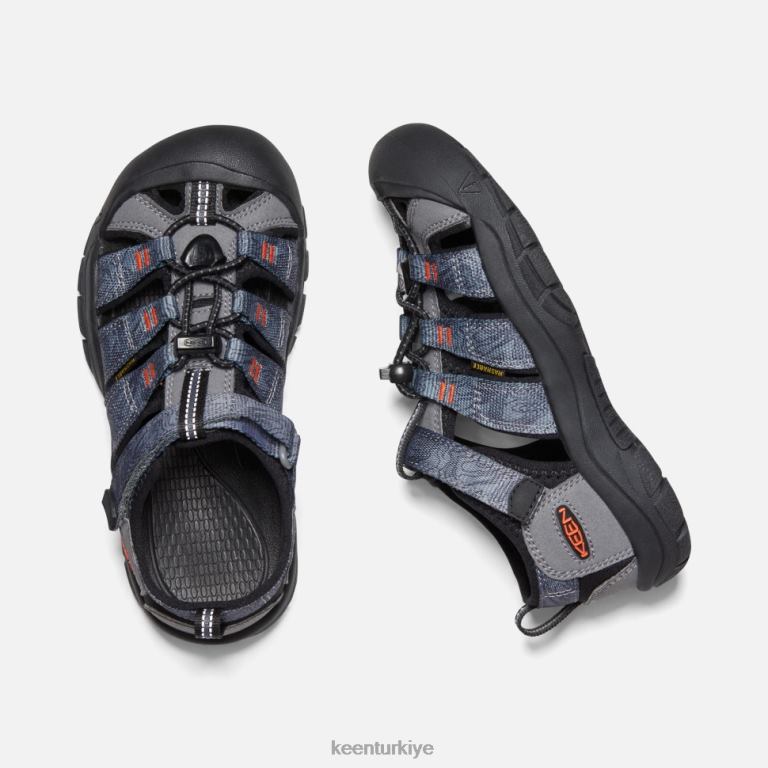 Keen 8L2D2585 çocuklar büyük \'newport h2 çelik gri-siyah