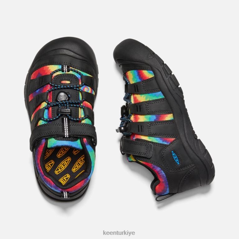 Keen 8L2D2591 çocuklar büyük \'newport ayakkabısı siyah-orijinal batik