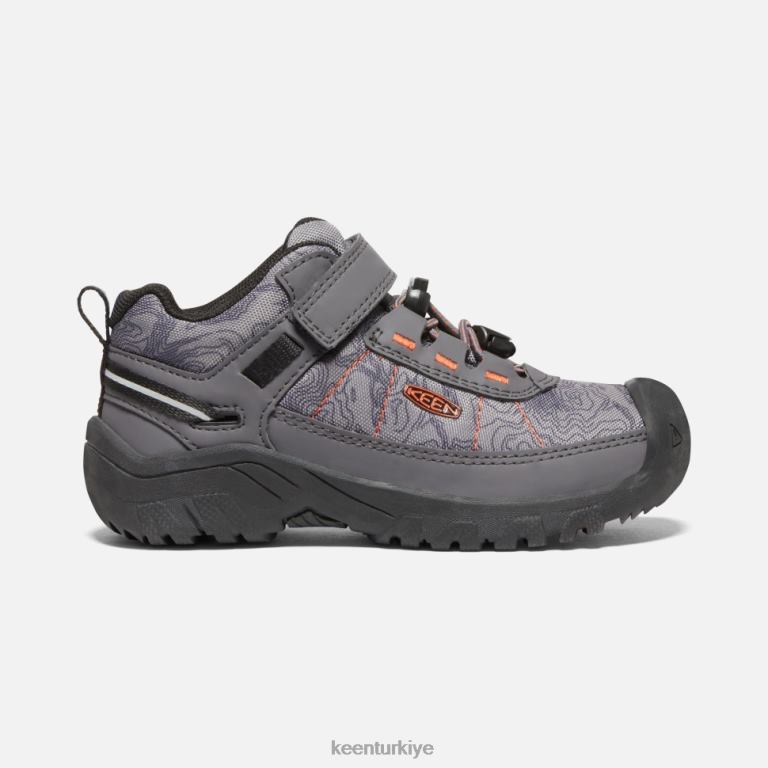 Keen 8L2D2531 çocuklar little' targhee spor havalandırma ayakkabısı mıknatıslı kızıl aynak