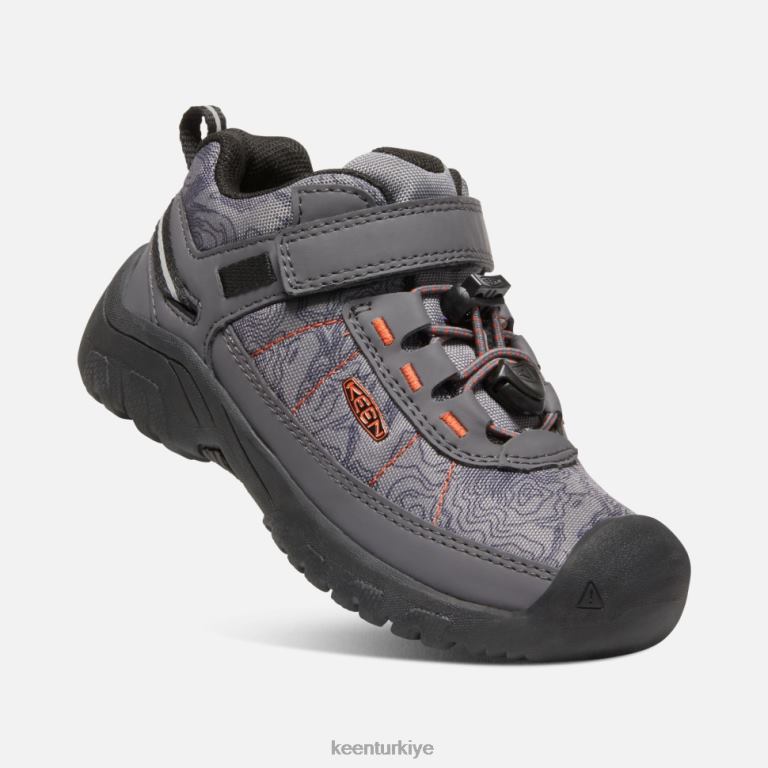 Keen 8L2D2531 çocuklar little\' targhee spor havalandırma ayakkabısı mıknatıslı kızıl aynak