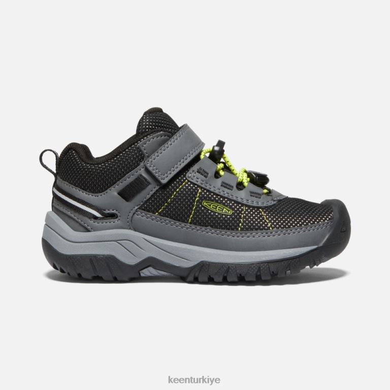 Keen 8L2D2536 çocuklar little' targhee spor havalandırma ayakkabısı çelik gri-gece çuha çiçeği
