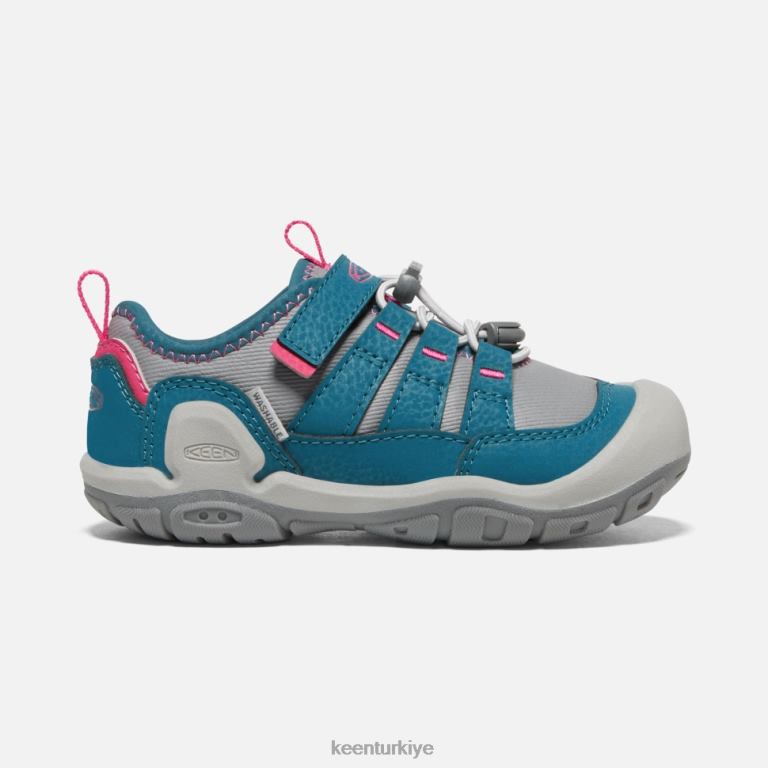 Keen 8L2D2552 çocuklar küçük ' knotch içi boş spor ayakkabı lejyon mavisi-çelik grisi