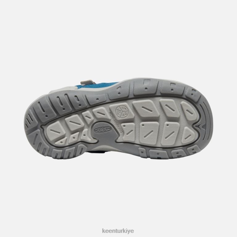 Keen 8L2D2552 çocuklar küçük \' knotch içi boş spor ayakkabı lejyon mavisi-çelik grisi