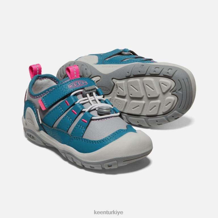 Keen 8L2D2552 çocuklar küçük \' knotch içi boş spor ayakkabı lejyon mavisi-çelik grisi