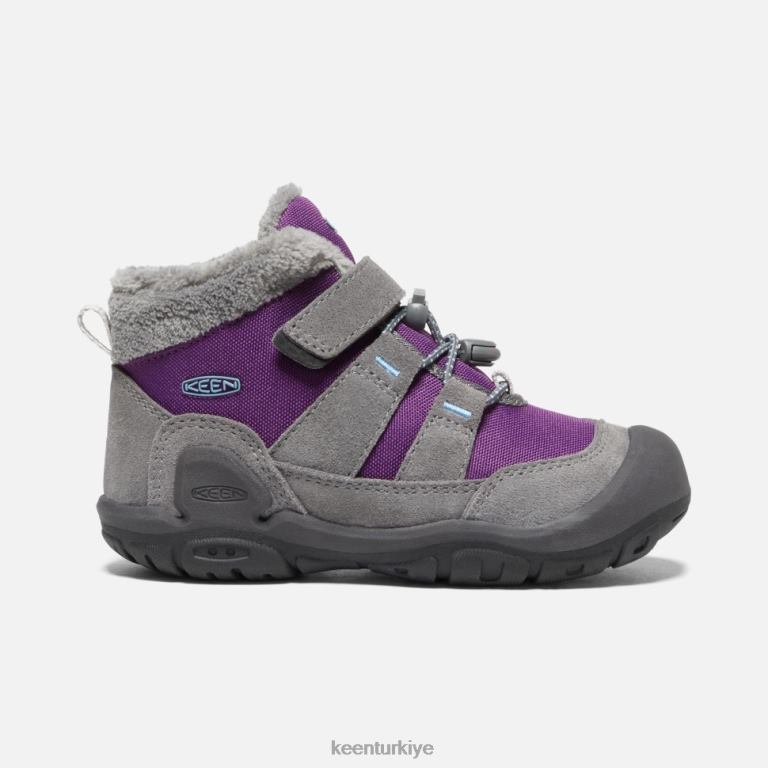 Keen 8L2D2565 çocuklar küçük ' knotch chukka çelik gri-karizma