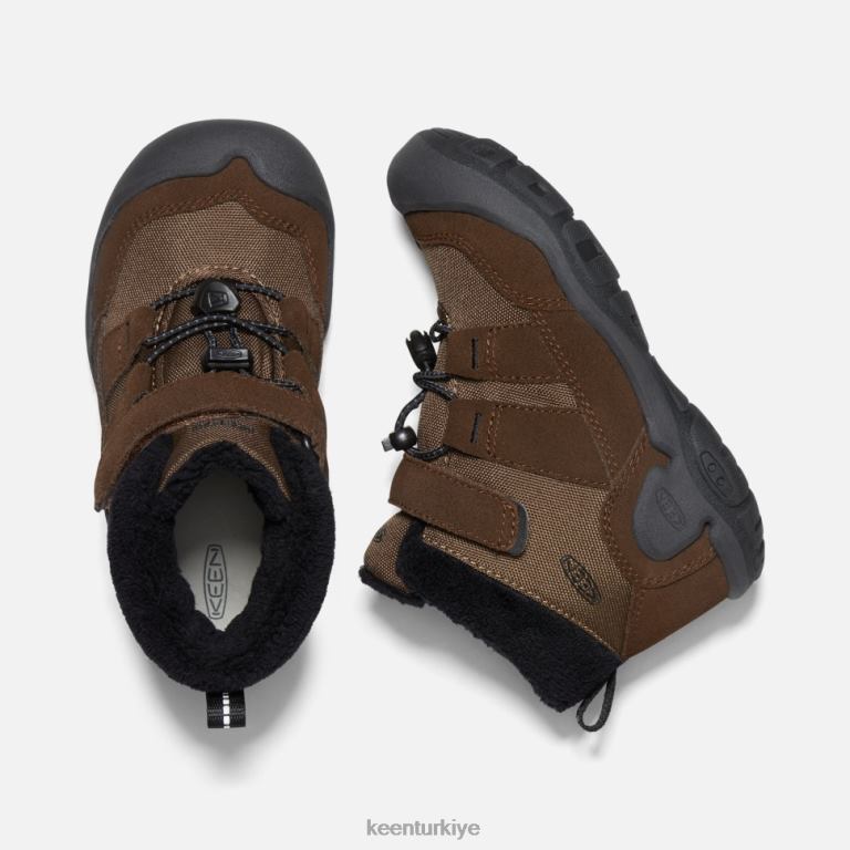 Keen 8L2D2573 çocuklar küçük \' knotch chukka karanlık toprak-siyah