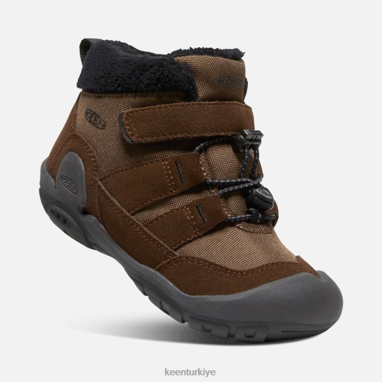 Keen 8L2D2573 çocuklar küçük \' knotch chukka karanlık toprak-siyah