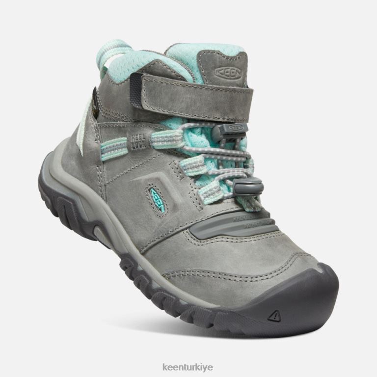 Keen 8L2D2598 çocuklar little\' ridge esnek su geçirmez bot gri-mavi renk tonu