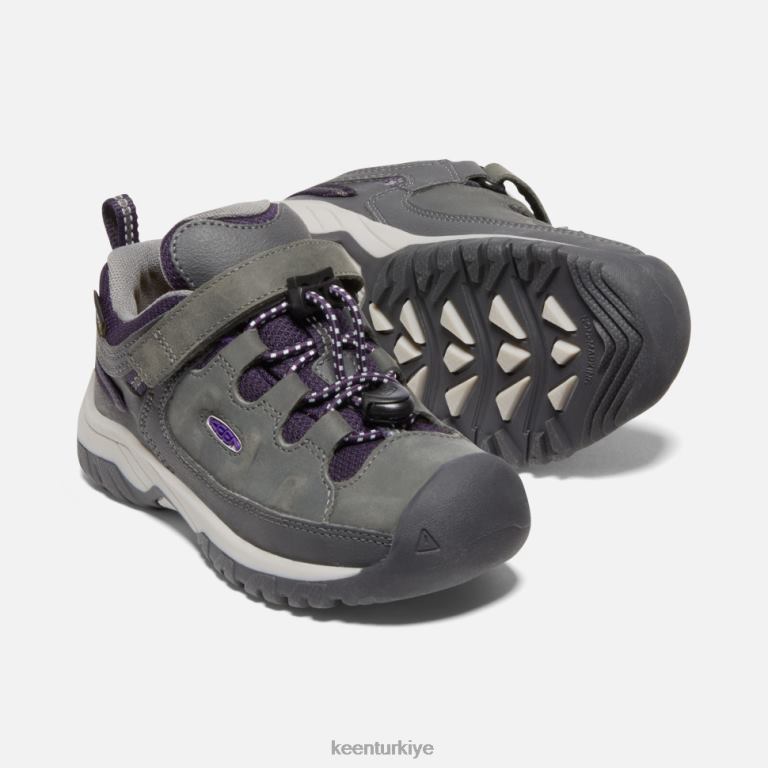 Keen 8L2D2603 çocuklar küçük \' targhee su geçirmez ayakkabı mıknatıs-tillandsia mor