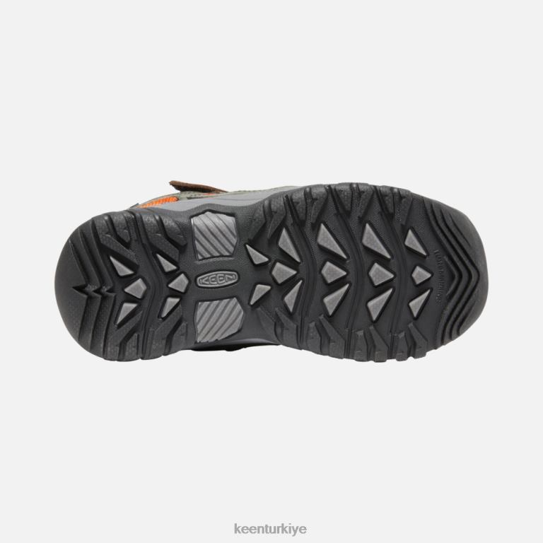 Keen 8L2D2605 çocuklar küçük \' targhee su geçirmez bot karanlık dünya-orman gecesi