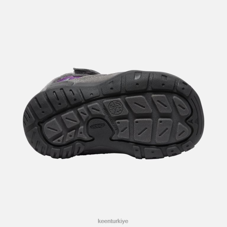 Keen 8L2D2548 çocuklar küçük çocuklar için knotch chukka çelik gri-karizma