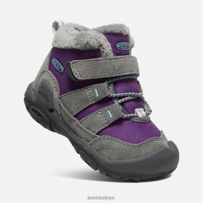 Keen 8L2D2548 çocuklar küçük çocuklar için knotch chukka çelik gri-karizma
