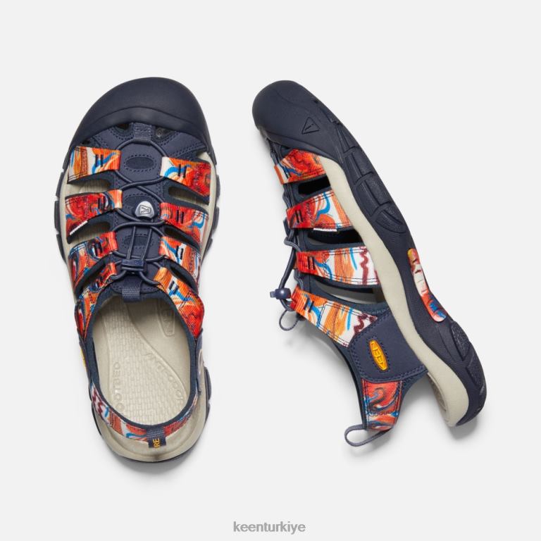 Keen 8L2D2405 erkekler newport x açık afro harika turuncu-lacivert