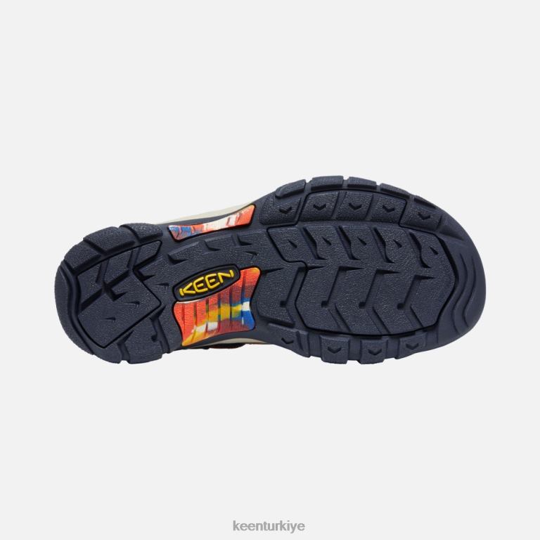 Keen 8L2D2405 erkekler newport x açık afro harika turuncu-lacivert