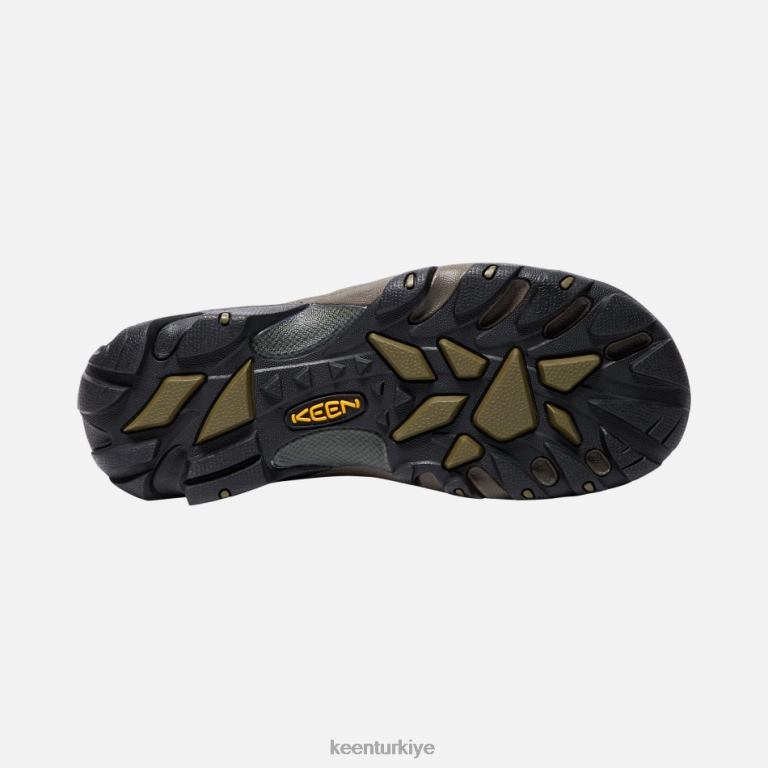 Keen 8L2D2253 erkekler targhee ii su geçirmez geniş kesim yürüyüş ayakkabısı kantin-koyu zeytin