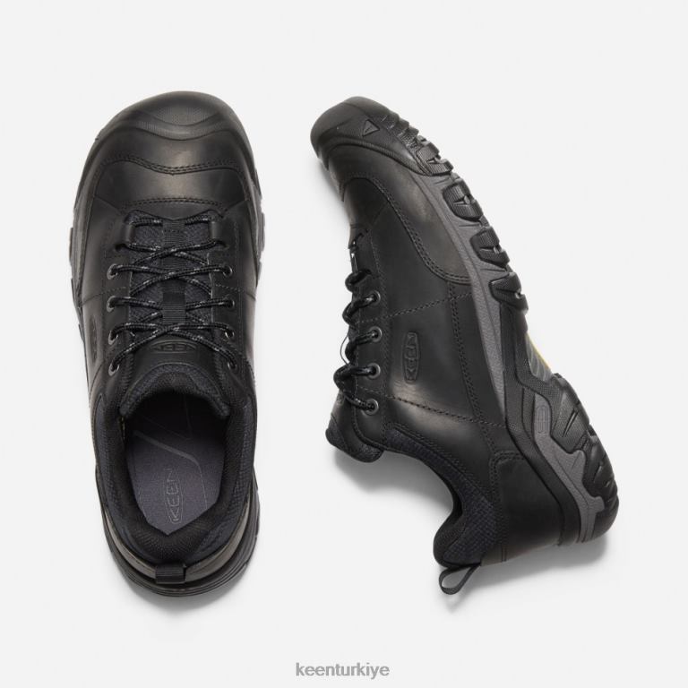 Keen 8L2D2278 erkekler targhee iii oxford rahat ayakkabılar siyah mıknatıs