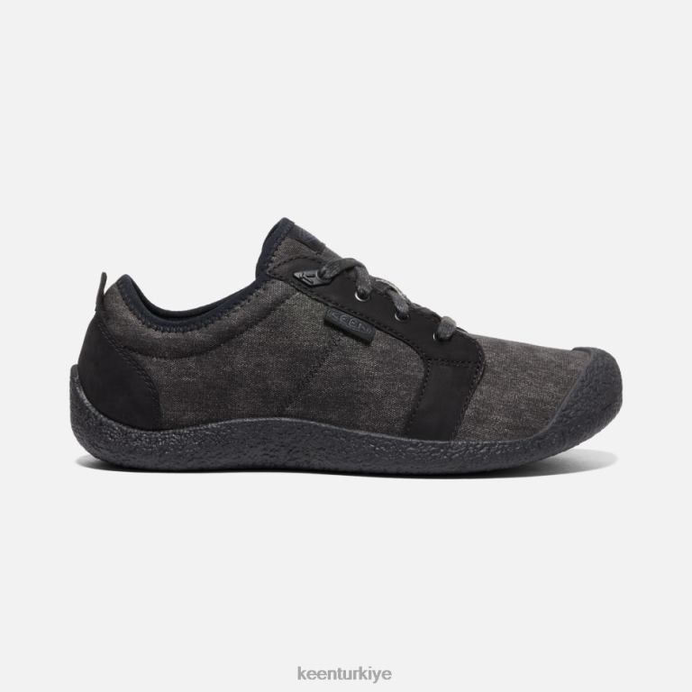 Keen 8L2D2299 erkekler Howser kanvas bağcıklı siyah