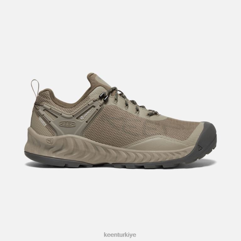 Keen 8L2D2386 erkekler nxis evo su geçirmez ayakkabı brindle-kantin