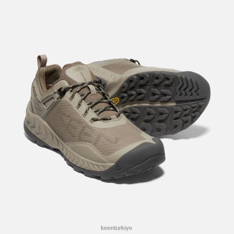 Keen 8L2D2386 erkekler nxis evo su geçirmez ayakkabı brindle-kantin