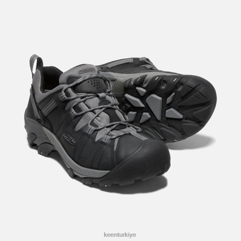 Keen 8L2D2472 erkekler targhee ii su geçirmez siyah-çelik gri