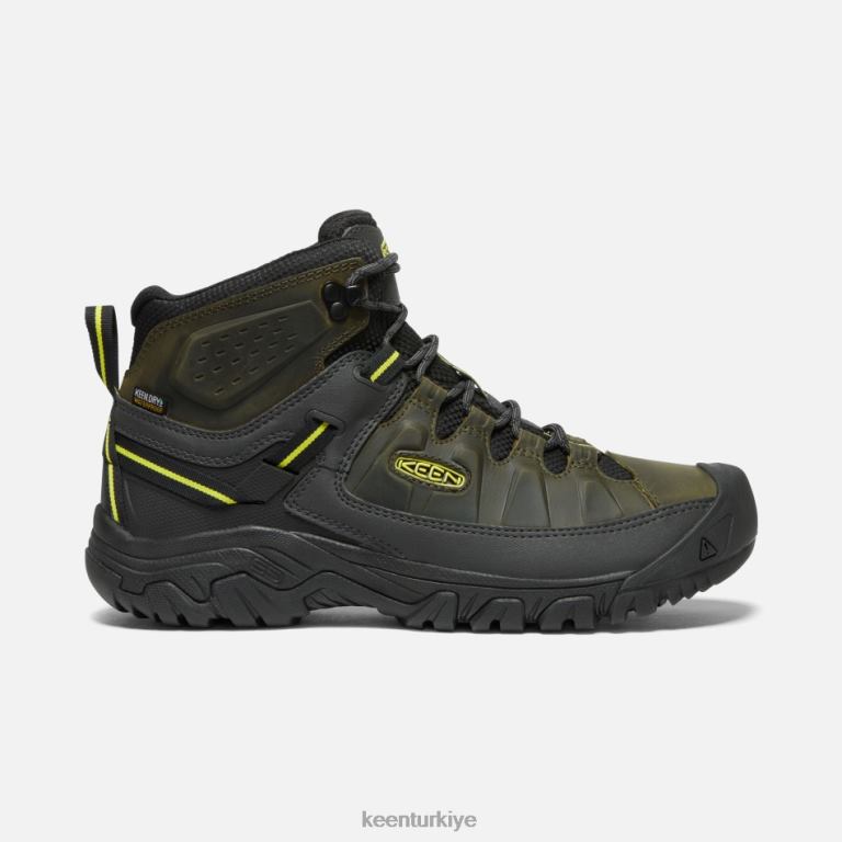 Keen 8L2D2261 erkekler targhee iii su geçirmez yürüyüş botu orman gece-akşam çuha çiçeği