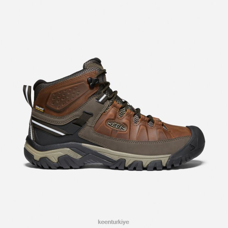 Keen 8L2D2264 erkekler targhee iii su geçirmez yürüyüş botu kestane malç