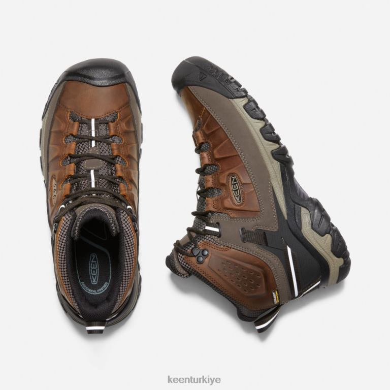 Keen 8L2D2264 erkekler targhee iii su geçirmez yürüyüş botu kestane malç