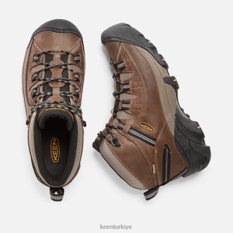 Keen 8L2D2266 erkekler targhee ii su geçirmez orta geniş shitake-brindle