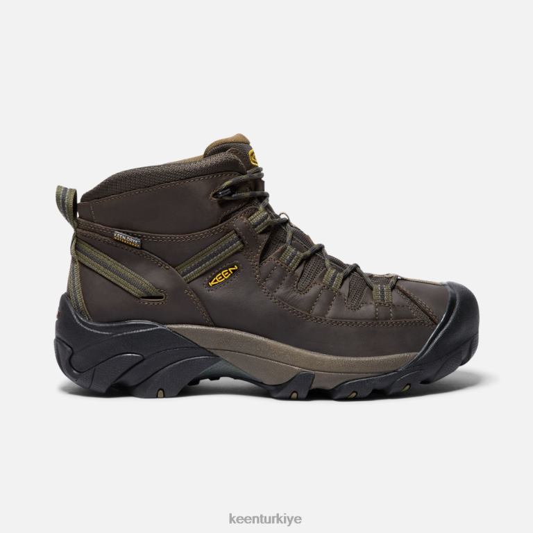 Keen 8L2D2267 erkekler targhee ii su geçirmez orta geniş kantin-koyu zeytin