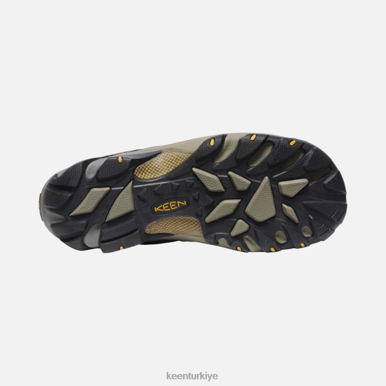 Keen 8L2D2497 erkekler targhee ii su geçirmez çağlayan kahverengi-altın sarısı