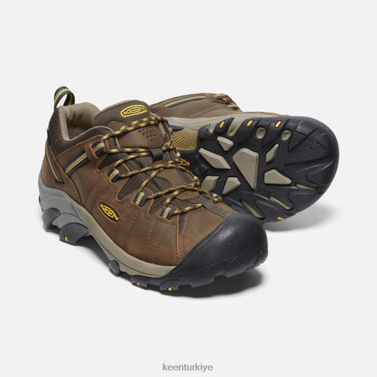 Keen 8L2D2497 erkekler targhee ii su geçirmez çağlayan kahverengi-altın sarısı