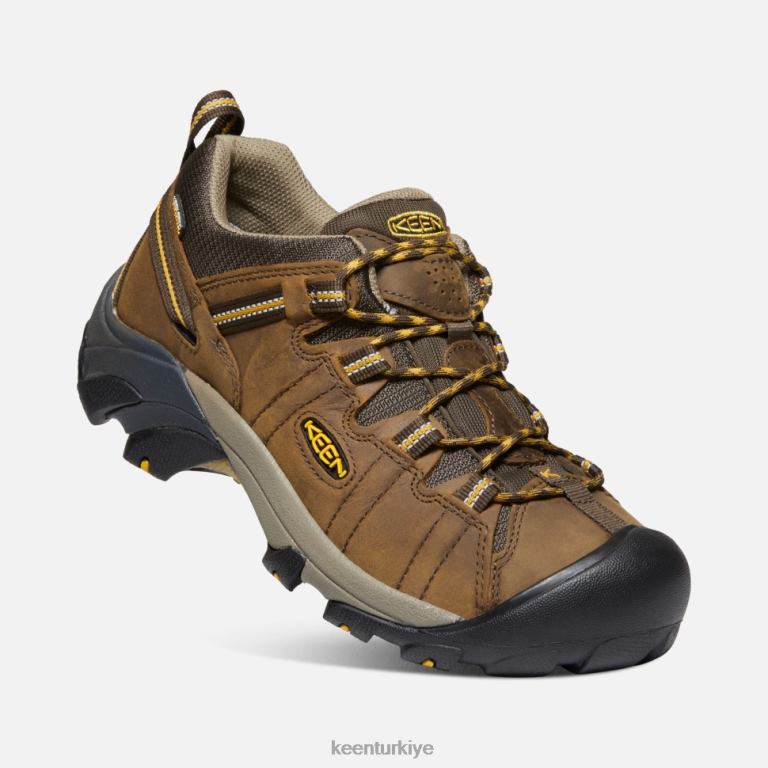 Keen 8L2D2498 erkekler targhee ii su geçirmez geniş çağlayan kahverengi-altın sarısı
