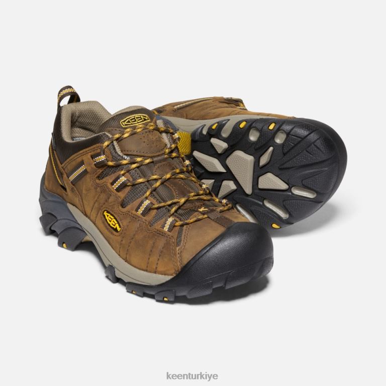 Keen 8L2D2498 erkekler targhee ii su geçirmez geniş çağlayan kahverengi-altın sarısı