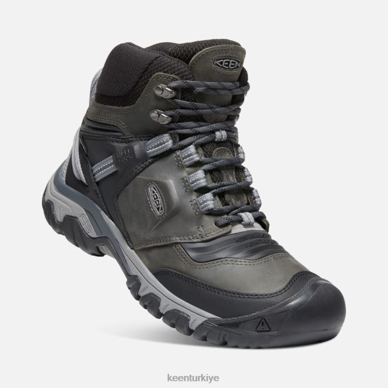 Keen 8L2D2501 erkekler ridge esnek su geçirmez çizme mıknatıs-siyah