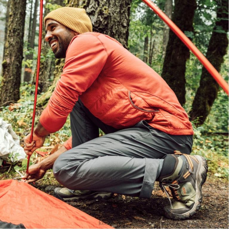 Keen 8L2D2501 erkekler ridge esnek su geçirmez çizme mıknatıs-siyah